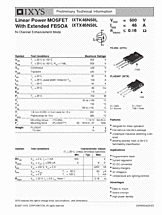 DataSheet IXTK46N50L pdf